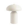 LAMPARA DIS HONGO BLANCO 18X23CM Unica