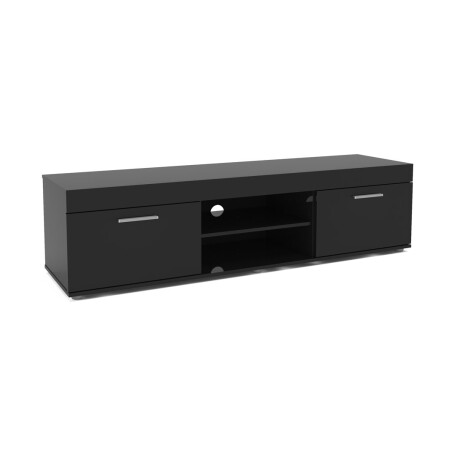 RACK EMILIA PARA TV HASTA 55 PULGADAS 2 PUERTAS NEGRO