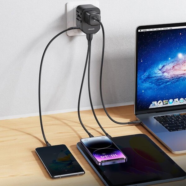 Adaptador Cargador Universal Usams Enchufe Viaje 2 Usb 20W Adaptador Cargador Universal Usams Enchufe Viaje 2 Usb 20W