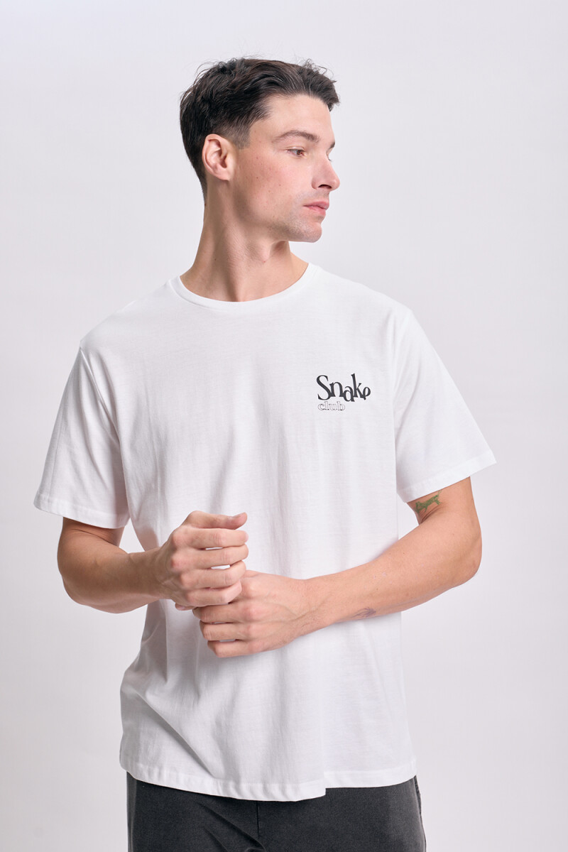 Remera estampa Blanco