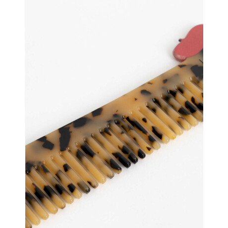 Peine Desenredante De Acetato Marron Carey