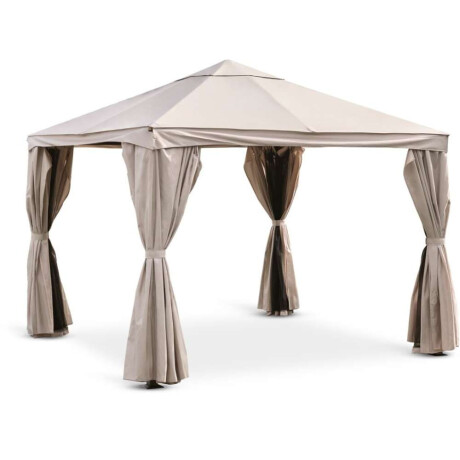Gazebo NORDMARKA 3x3x2,78 m beige Beige