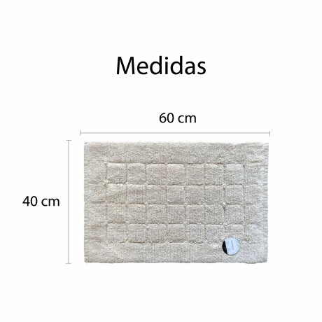 Alfombra Soft Cuadriculada Decorativa Interior Liviana Beige