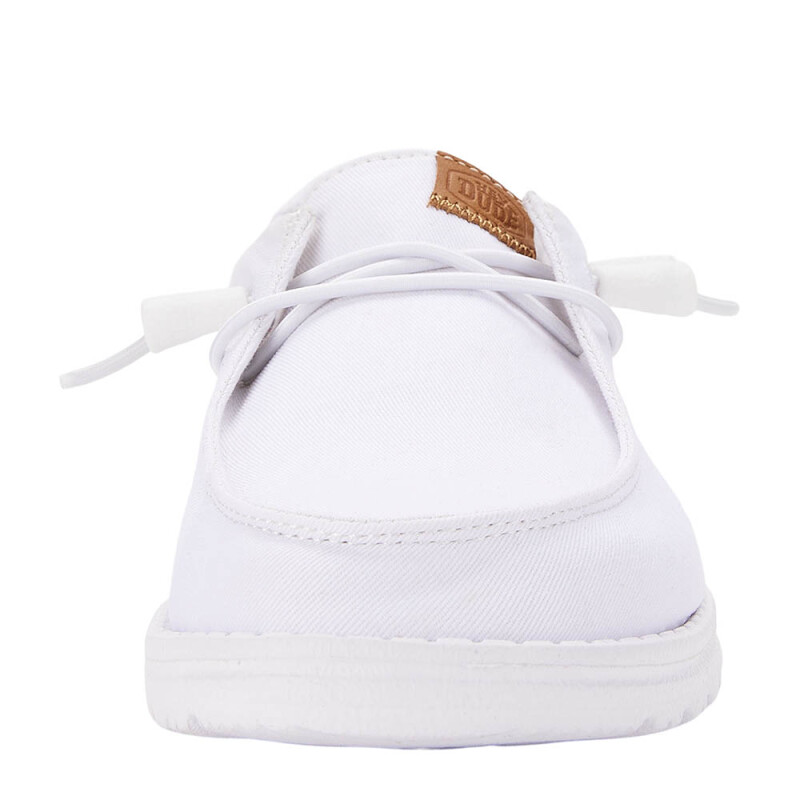 Wendy Stretch Canvas - Mujer White