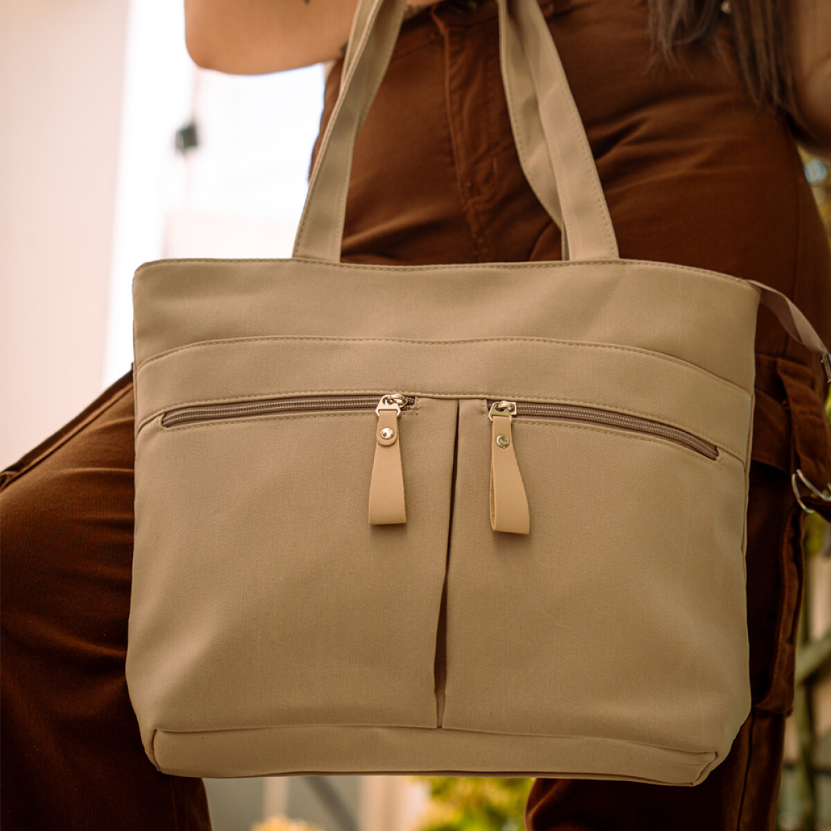 Cartera Rosina - Beige 