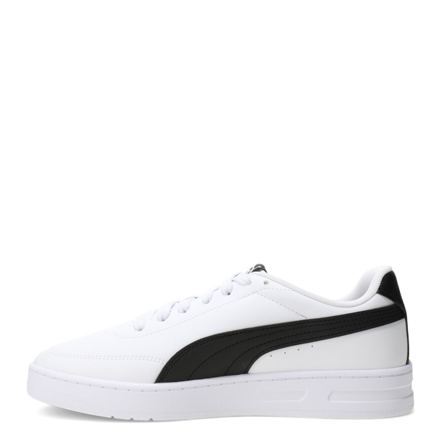 Championes de Hombre Puma Court Classic Clean Blanco - Negro
