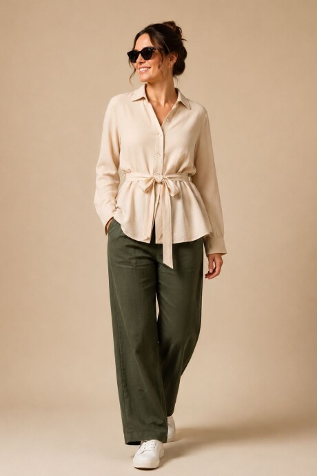 CAMISA VIRGINIA Beige