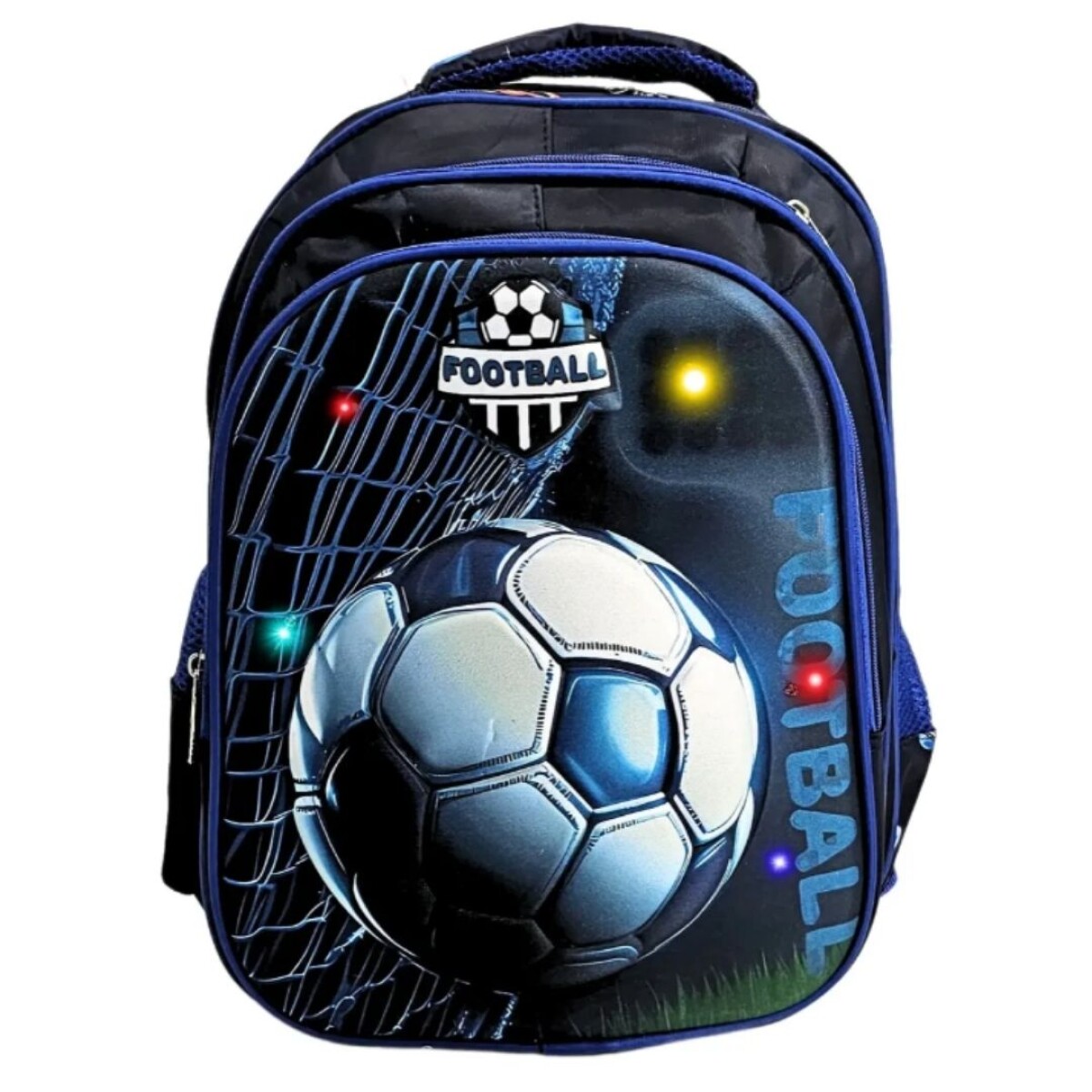 Mochilas Escolares Estampadas Con Luces - Pelota 