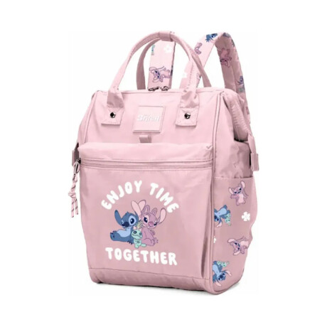 Mochila Stitch Rectangular Rosada