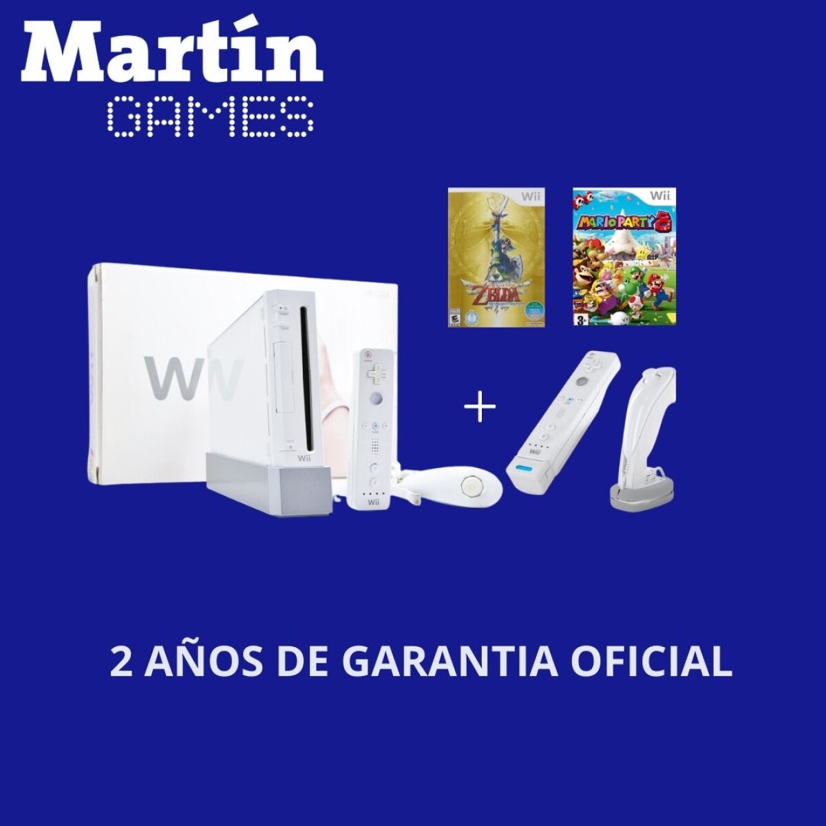 CONSOLA Nintendo Wii Original, como nueva + Joystick extra 