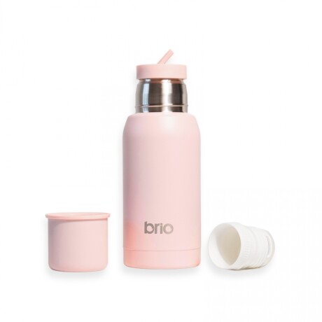 Set termo 750ml + mate redondo + yerbera 200gr ROSA