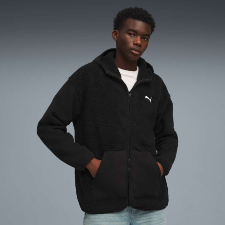 Campera Ess Elevated Relaxed Winterized Full-Zip de Hombre Negro