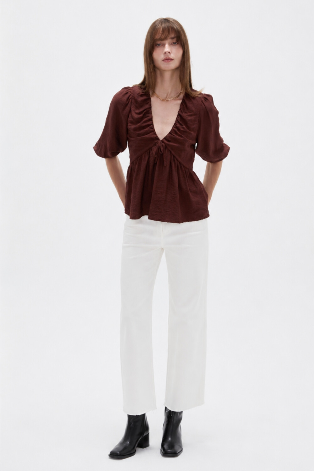 Blusa Melvar Marron