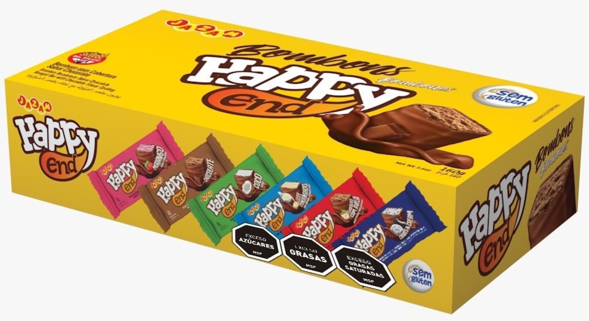 BOMBONERA HAPPY END JAZAM SURTIDA 160G 