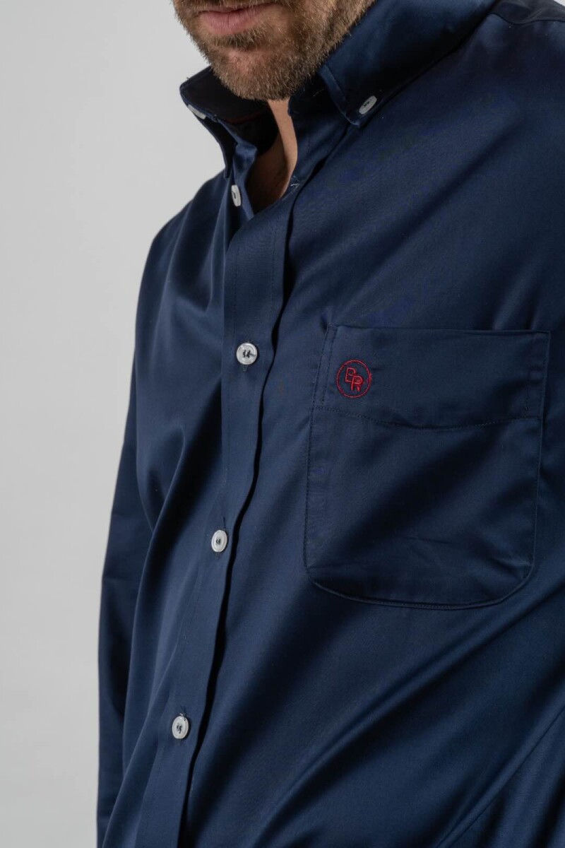 Camisa Casual Marino