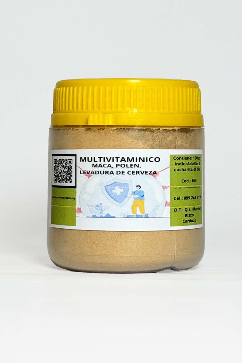 Multivitamínico (Maca, Polen y Levadura de Cerveza) · 100gr 