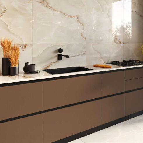 CERAMICA CERAMICA 85X85 PULIDA GAMAS DE BEIGE MARMOLADOS GAMAS DE BEIGE
