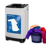 LAVARROPA CARGA SUPERIOR 5 KG.-10 PROGRAMAS-BOMBA-LUZ INT.-700 RPM blanco