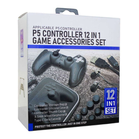 KIT ACCESORIOS 12 EN 1 PARA JOYSTICK PS5 KIT ACCESORIOS 12 EN 1 PARA JOYSTICK PS5