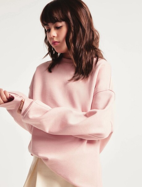 BUZO INFANTIL OVERZISED ROSADO