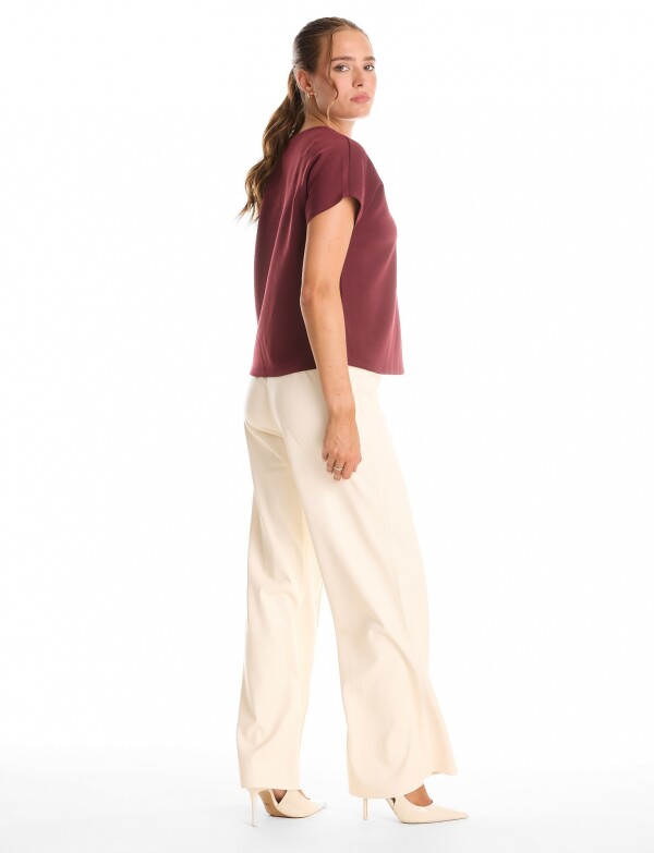 Blusa Cristales BORDEAUX