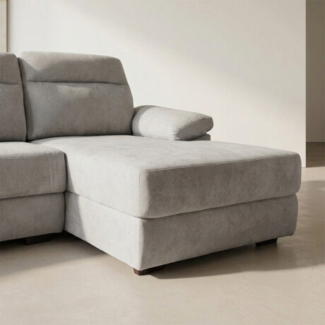 Rinconera Owen - Tela Microfibra - Chaise derecho 12073 (Greige)