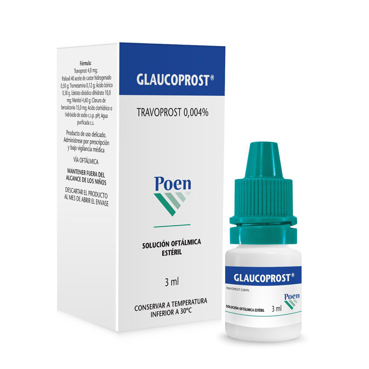 Glaucoprost Solución Oftálmica 3ml. 