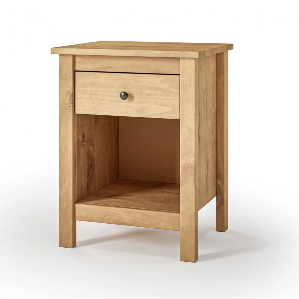 Mesa de Luz 1 Cajón 1 Nicho - Mari Marrón