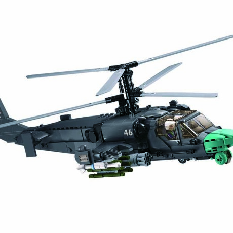 Helicoptero de combate para armar + Figuras 913 pcs Helicoptero de combate para armar + Figuras 913 pcs