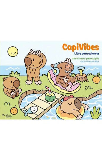 Capyvibes. Libro de colorear Capyvibes. Libro de colorear