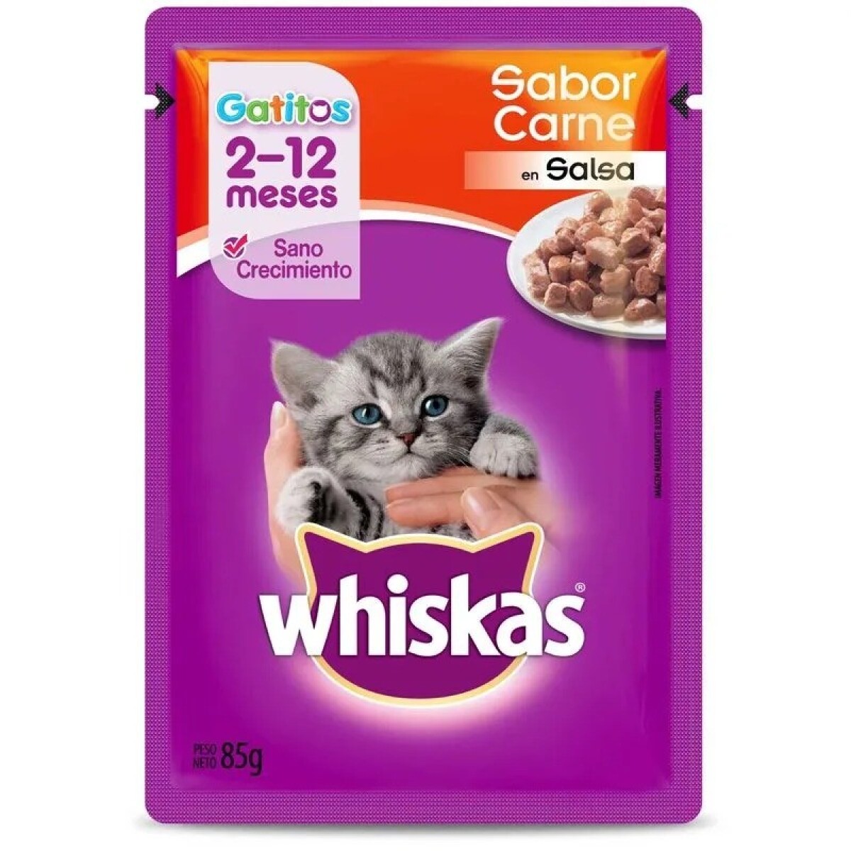 WHISKAS GATITOS EN SOBRE 85 GR 