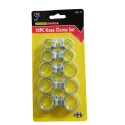 ABRAZADERAS METALICAS 10 PC Sin color