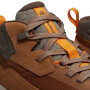 Mid Lace Up Sneaker Medium Brown Suede