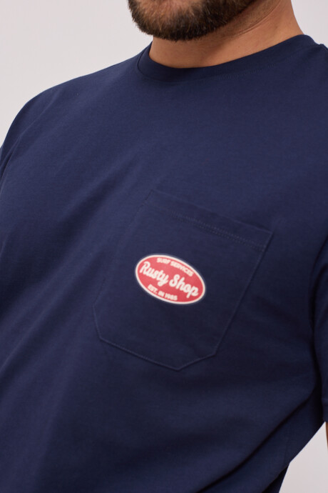 T-SHIRT ZEPHYR RUSTY Navy