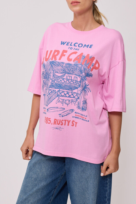 T-SHIRT SOMERA RUSTY Rosado