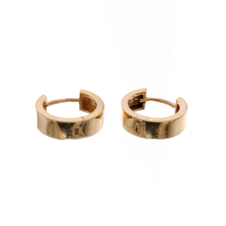 Par de aros de oro 18 ktes. Par de aros de oro 18 ktes.