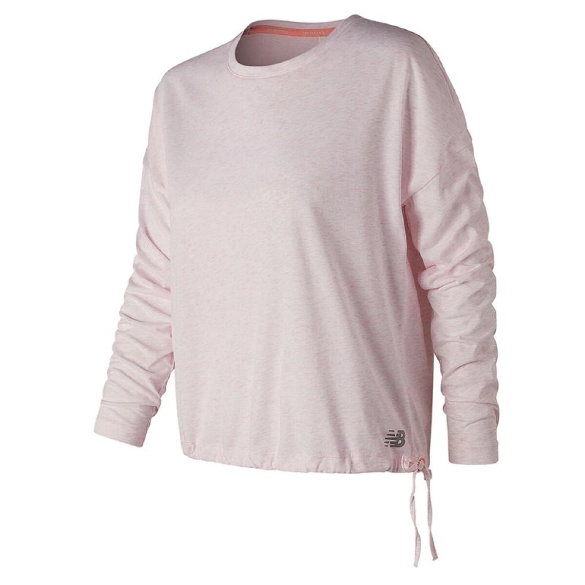 Remera de Mujer New Balance Heathertech Longsleeve - Rosado 