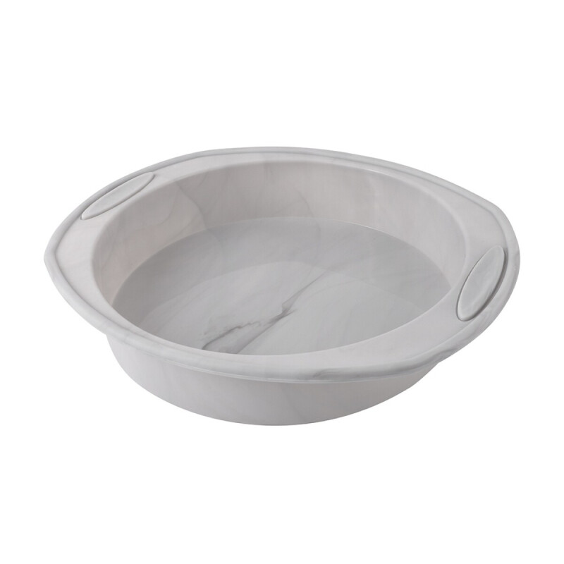 Tartera Redonda de Silicona con Agarre - Marble Tartera Redonda de Silicona con Agarre - Marble