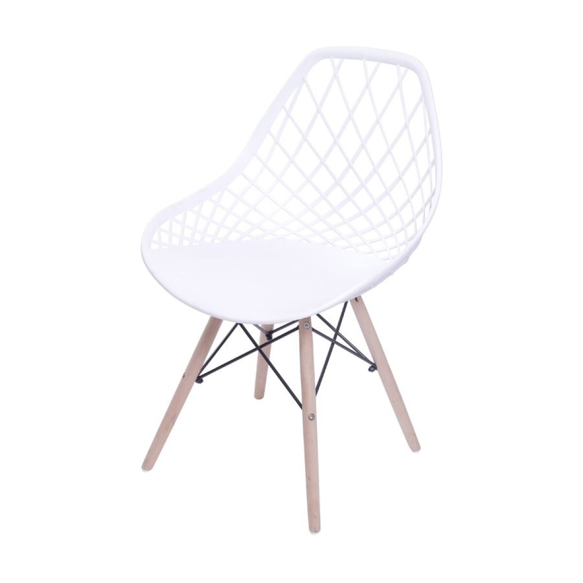 Silla Kaila Base En Madera - Blanco 