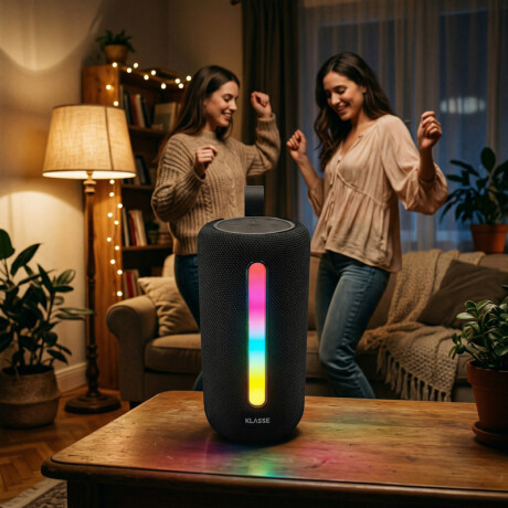 Parlante Inalámbrico Bluetooth Klasse | Sonido Stereo Tws | Con Led Parlante Inalámbrico Bluetooth Klasse | Sonido Stereo Tws | Con Led