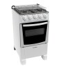 Cocina James C 105 B a gas 4 hornallas blanca 127V/230V puerta con visor Cocina James C 105 B A Gas 4 Hornallas Blanca 127v/230v Puerta Con Visor