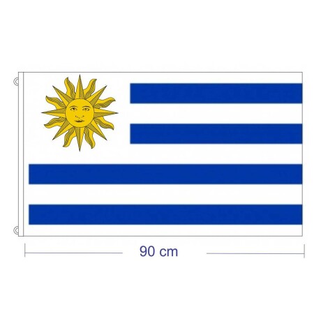 Bandera de Uruguay con Ojales Polyester 90X60CM 001
