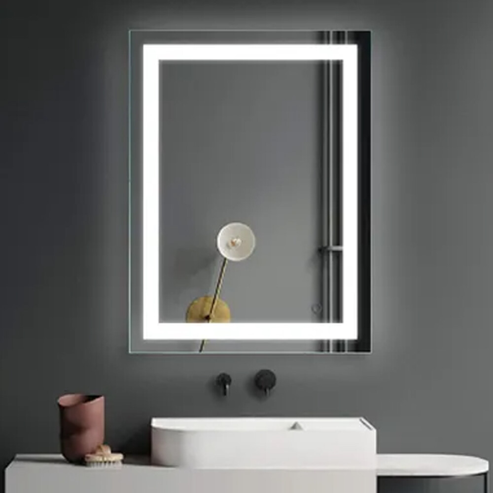 Espejo De Baño Con Luz Led 3 Tonos Rectangular Espejo De Baño Con Luz Led 3 Tonos Rectangular