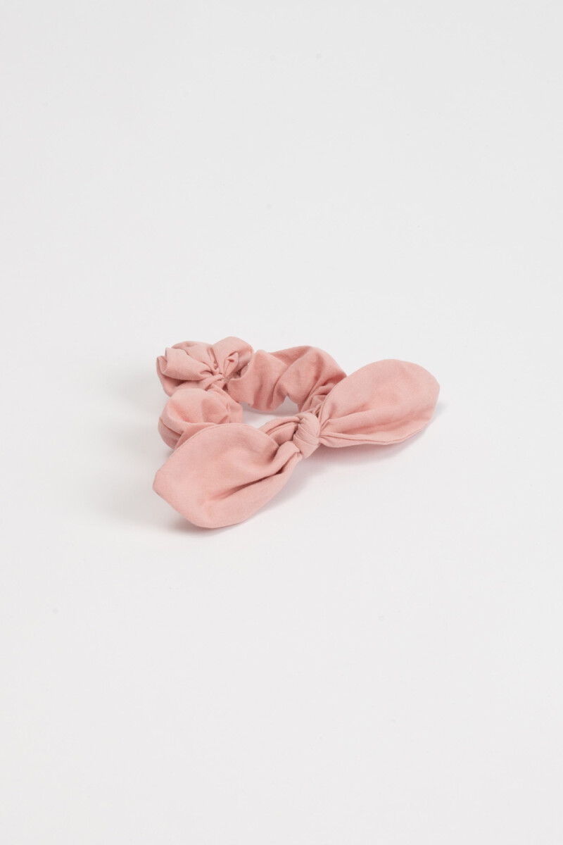 Scrunchie moña - Rosa 
