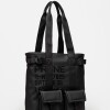 Bolso Daily en efecto cuero rubber Negro