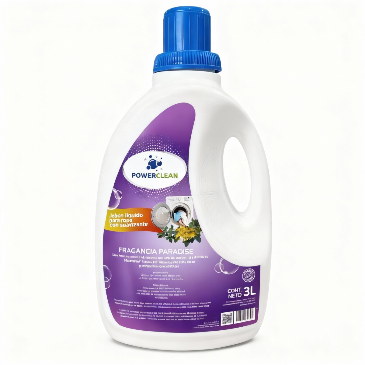 Jabón para máquina Power Clean 3L Paradise 