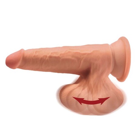 Realístico King Cock Plus Triple Density Cock with Swinging Balls Realístico King Cock Plus Triple Density Cock with Swinging Balls