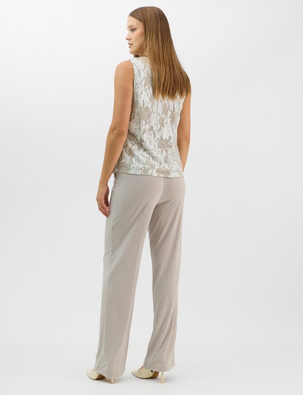 Conjunto 3 Piezas Estampado Lurex PLATEADO
