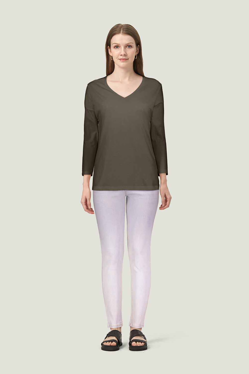 Remera Milal Verde Oliva Oscuro