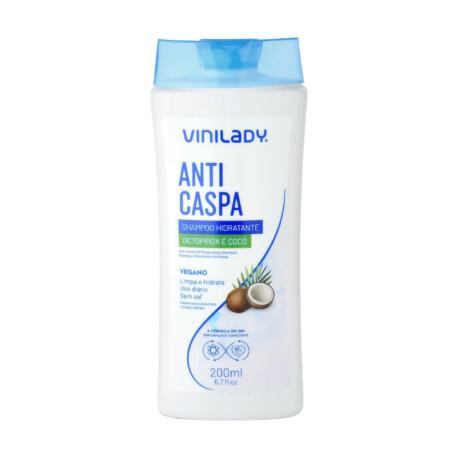 SHAMPOO ANTICASPA VINI LADY 200 ML HIDRATANTE COCO SHAMPOO ANTICASPA VINI LADY 200 ML HIDRATANTE COCO